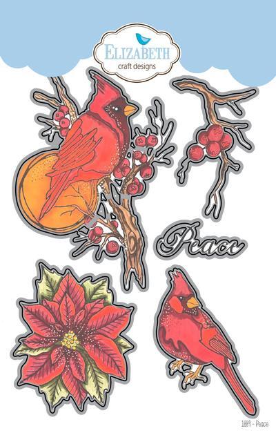 Elizabeth Craft Designs - Outline Die - Peace