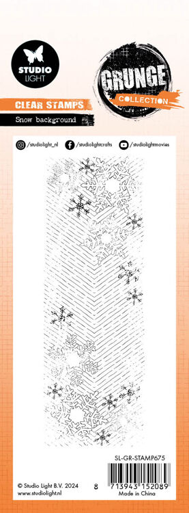 Studio Light - Grunge Collection - Clear Stamp - Snow Background ...