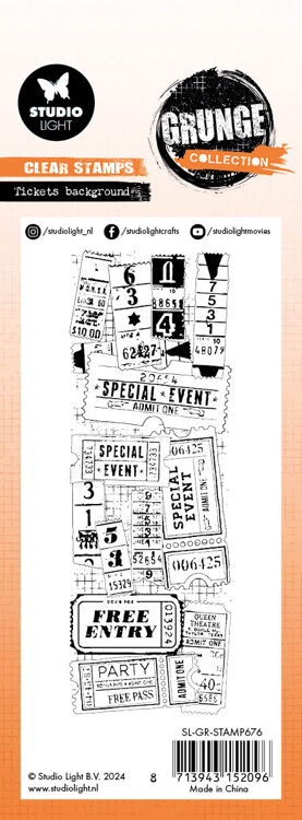 Studio Light - Grunge Collection - Clear Stamp - Snow Background ...