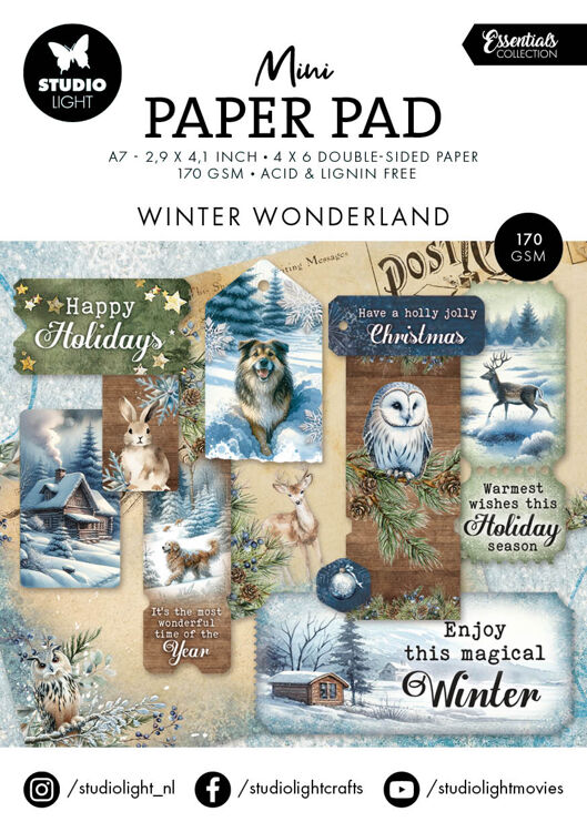 Studio Light - Christmas Essentials - Mini Paper Pad - Winter ...