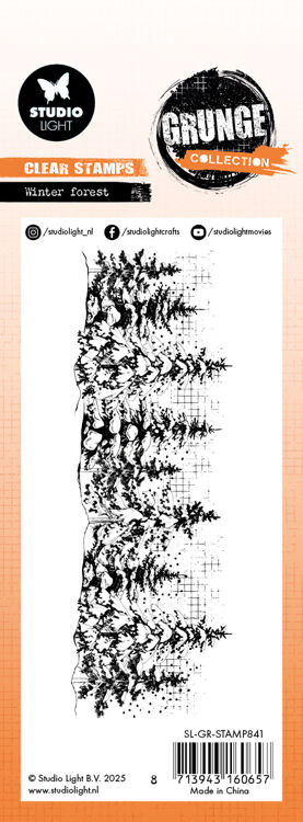 Studio Light - Grunge Collection - Clear Stamp - Winter forest ...