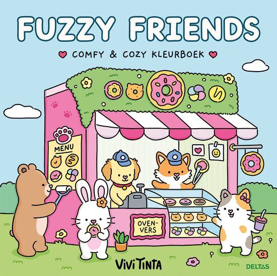 Deltas - Vivi Tinta - Comfy & Cozy KLeurboek - Fuzzy Friends