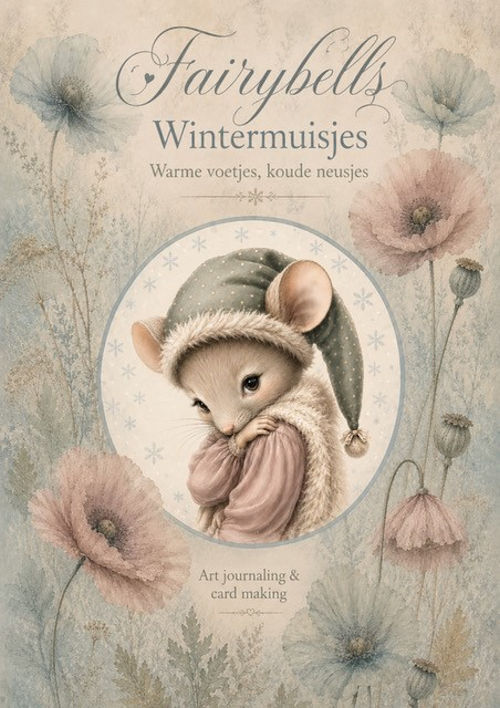 Fairybells - Collage boek A4 - Wintermuisjes