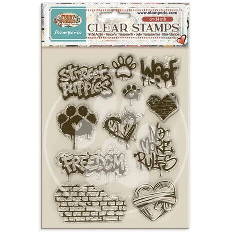 Stamperia - Furry Friends - 2 Clear Stamps by Antonis Tzanidakis