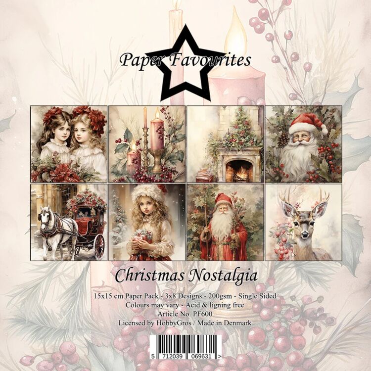 Paper Favourites - Christmas Nostalgia 6x6 Inch Paper Pad
