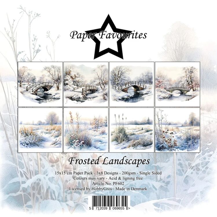 Paper Favourites - Frosted Landscapes 6x6 Inch Paper Pad