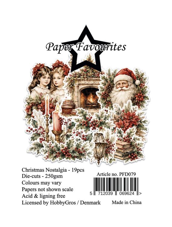 Paper Favourites - Die-Cuts A7 - Christmas Nostalgia (19pcs)