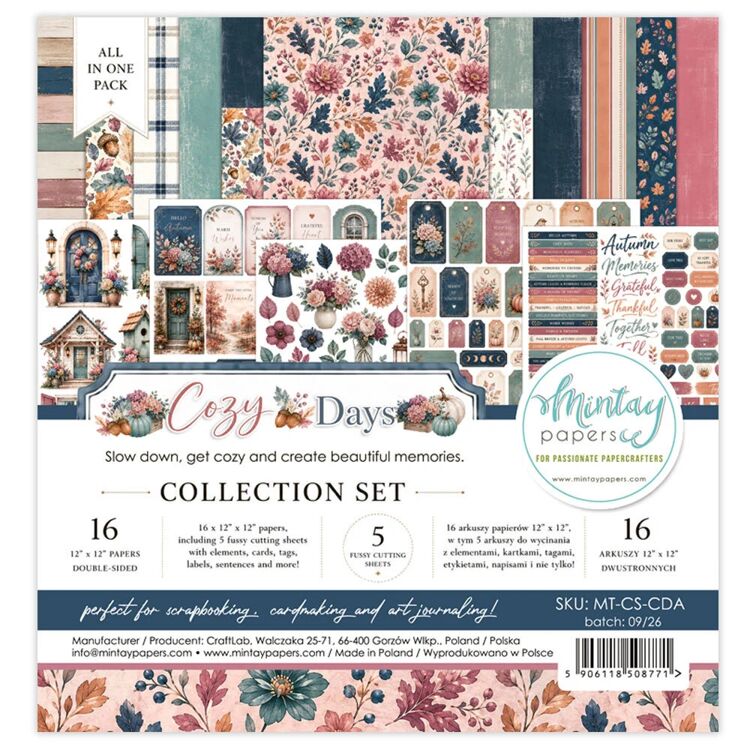 Mintay - Cozy Days - 12x12 Inch Collection Set