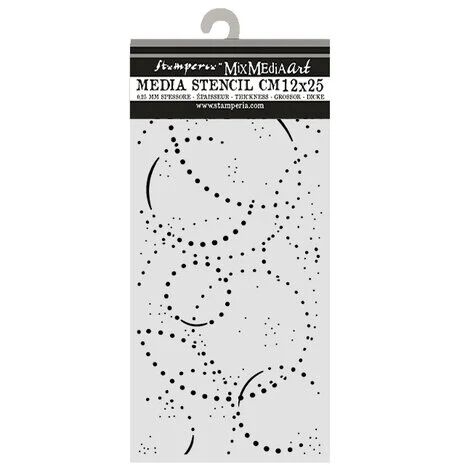 Stamperia - Cosmos Thick Stencils 20x25cm - Ink Orbits by Cristina Radovan
