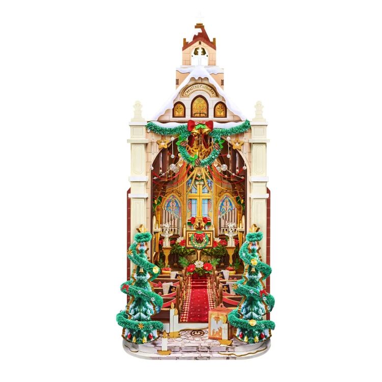 Rolife - Book Nook Caroling Cathedral