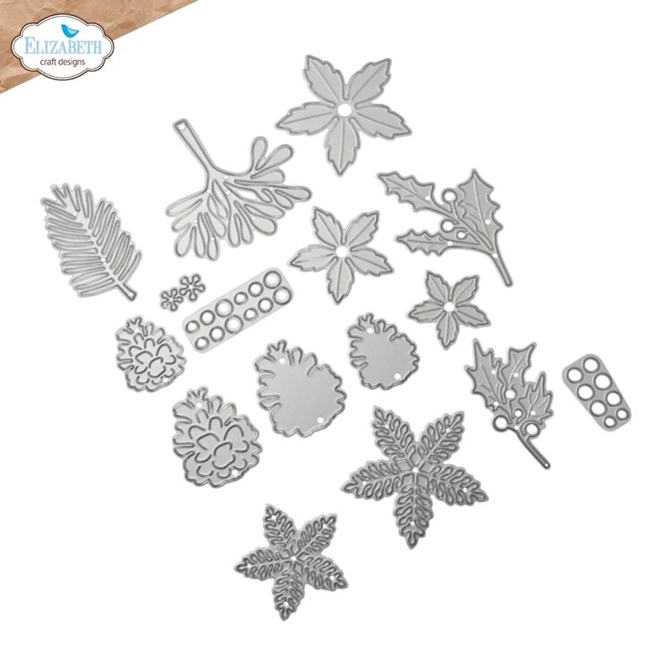 Ecd Paper Pattern Elizabeth Craft Design - Paper Flowers - Warm Wishes Coll. - Dies ...