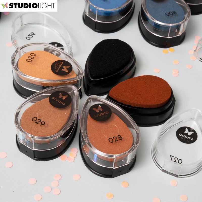 Studio Light Essential Tools Ink Pads Waterbased Shades of Brown